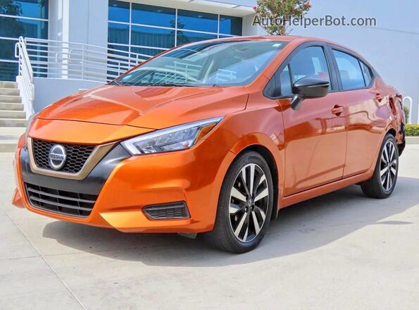 3N1CN8FV4NL852929 2022 NISSAN VERSA Orange Trasero derecho