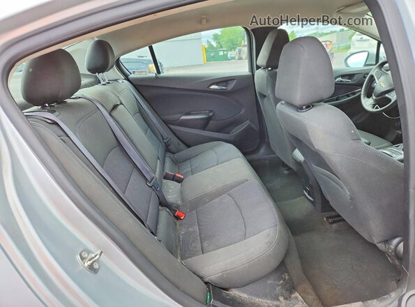 1G1BE5SM9H7235340 2017 CHEVROLET CRUZE Silver უკანა სალონის ხედი