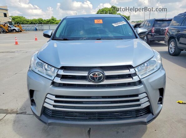 5TDZZRFH2KS369604 2019 TOYOTA HIGHLANDER Silver 