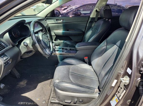 5XXGU4L39JG215893 2018 KIA OPTIMA Charcoal Dashboard view
