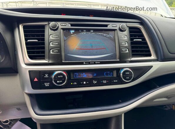 5TDBZRFH9HS367178 2017 TOYOTA HIGHLANDER Серебряный 