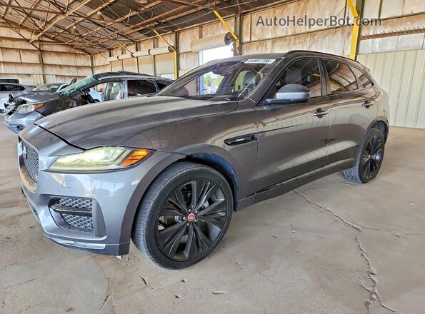 SADCL2FX8JA269643 2018 JAGUAR F-PACE Gray Rear left