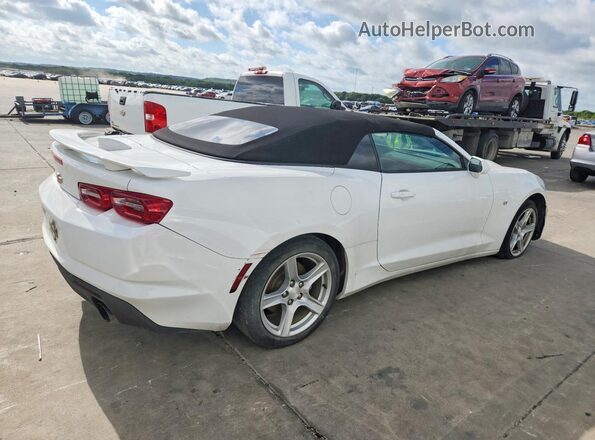 1G1FB3DX9L0118896 2020 CHEVROLET CAMARO White Delantero derecho