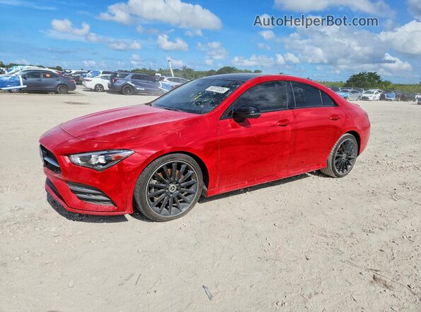WDD5J4GB2LN026212 2020 MERCEDES-BENZ CLA-CLASS Красный Задняя левая четверть