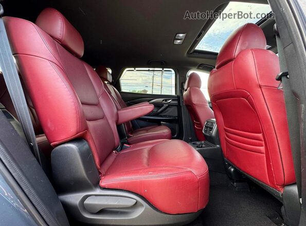 JM3TCBDY1P0655673 2023 MAZDA CX-9 Gray Вид салону спереду