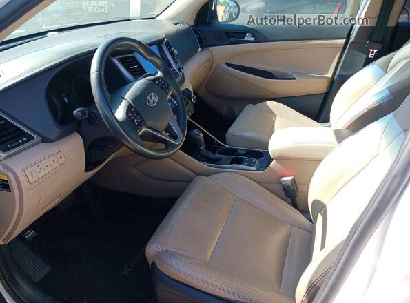 KM8J3CA26GU125385 2016 HYUNDAI TUCSON White Հետևի տեսք