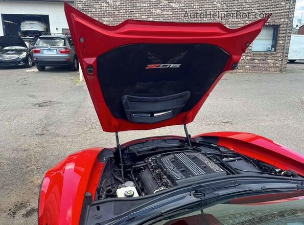 1G1YS2D66H5606157 2017 CHEVROLET CORVETTE Red უკანა სალონის ხედი