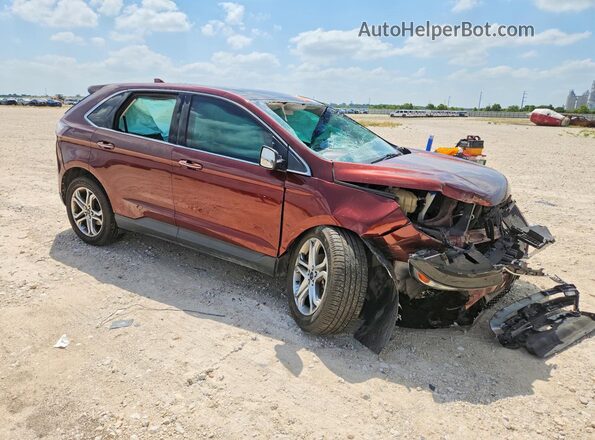 2FMPK3K97GBB93872 2016 FORD EDGE Красный Вид спереди