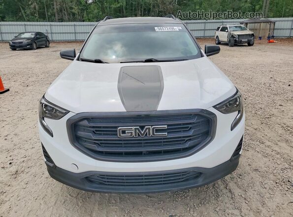 3GKALNEU1JL168808 2018 GMC TERRAIN White Հետևի տեսք