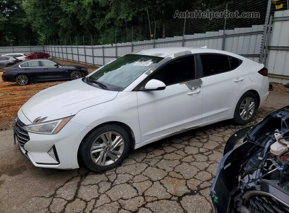 5NPD84LF5KH416987 2019 HYUNDAI ELANTRA White Trasero izquierdo