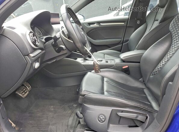 WAUB1HFF3G1014010 2016 AUDI S3 Blue Dashboard view