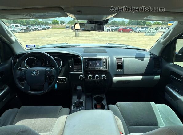 5TDZY5G11KS073244 2019 TOYOTA SEQUOIA Silver Rear seats view