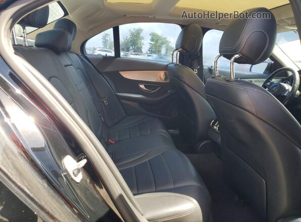 55SWF4JB6GU171703 2016 MERCEDES-BENZ C Black Vista interior trasera