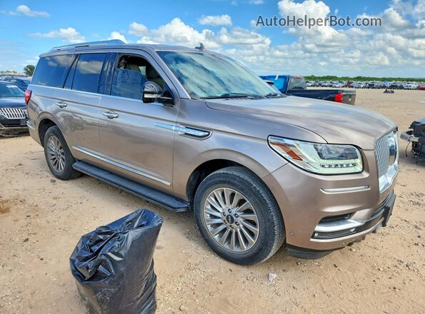 5LMJJ2MT0JEL00281 2018 LINCOLN NAVIGATOR Beige Front view