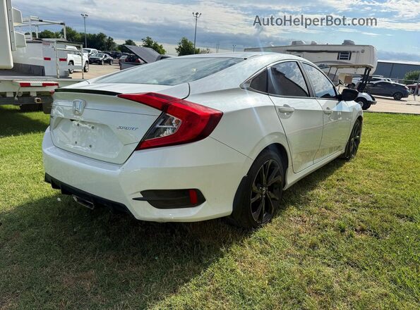 19XFC2F82KE049933 2019 HONDA CIVIC White Vista frontal