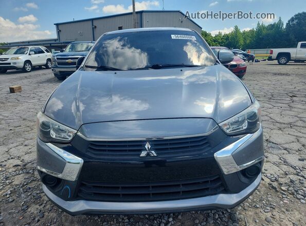 JA4AP3AU1HZ004501 2017 MITSUBISHI OUTLANDER Gray Հետևի տեսք