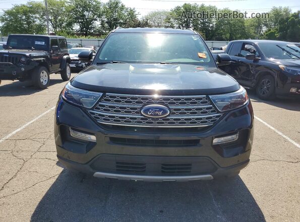 1FMSK8FH0LGC02438 2020 FORD EXPLORER Black Widok z tyłu