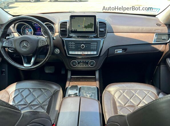 4JGDA5HB4GA700587 2016 MERCEDES-BENZ GLE Red 