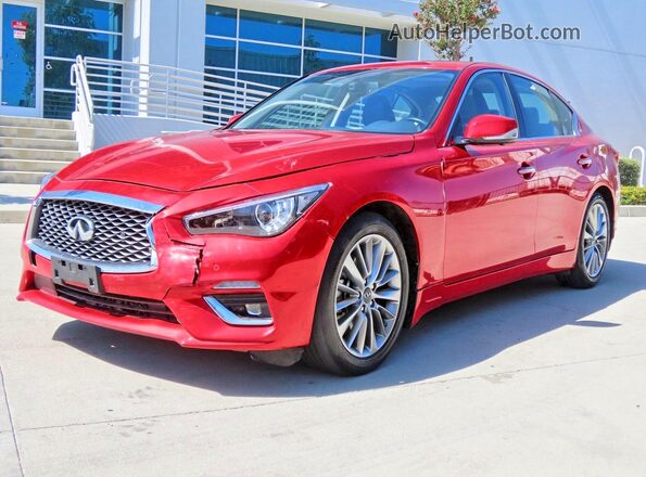 JN1EV7BP1PM512690 2023 INFINITI Q50 Red Հետևի աջ