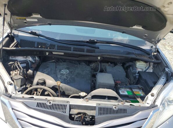5TDDZ3DCXHS181159 2017 TOYOTA SIENNA Gray VIN კოდის სტიკერის ხედი