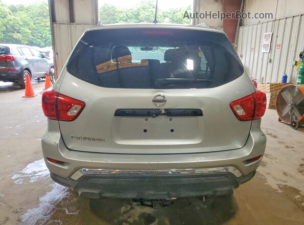 5N1DR2MNXHC606162 2017 NISSAN PATHFINDER Silver Вид салону спереду