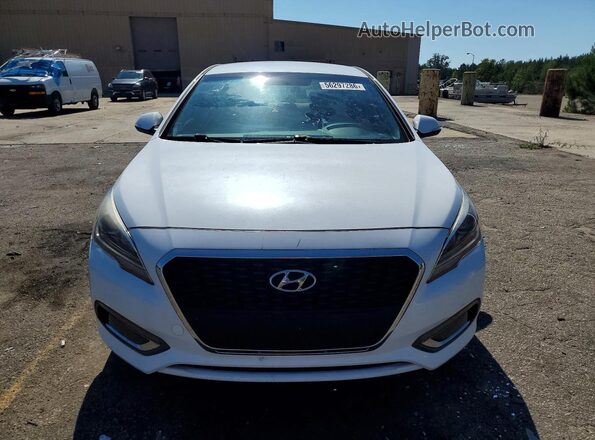 KMHE24L15HA059137 2017 HYUNDAI SONATA White 