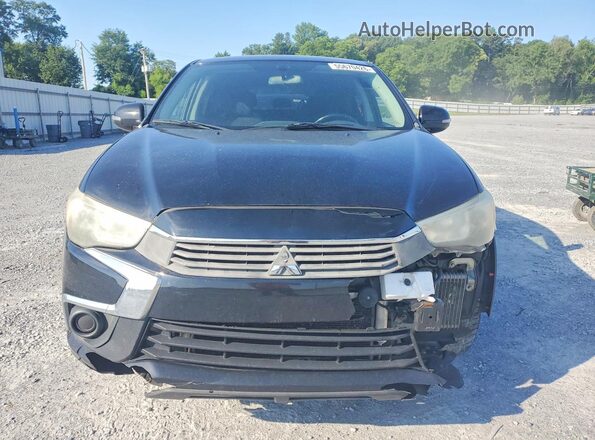 JA4AP3AU5HZ012861 2017 MITSUBISHI OUTLANDER Черный Вид сзади