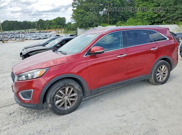 5XYPG4A55HG217383 2017 KIA SORENTO Red უკანა მარცხენა