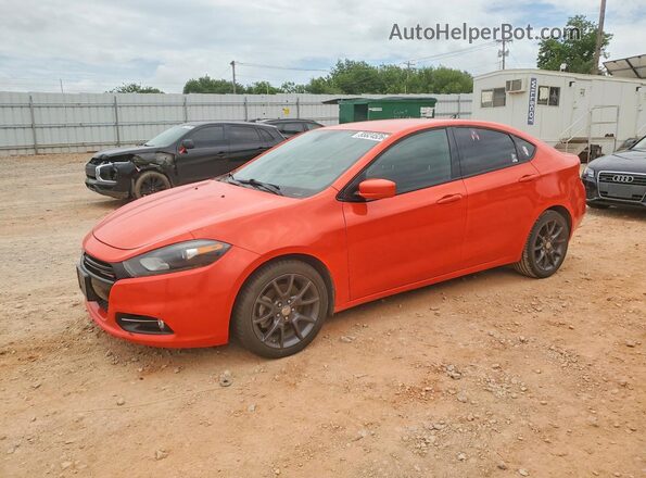 1C3CDFFA9GD816166 2016 DODGE DART Оранжевый Задняя левая четверть
