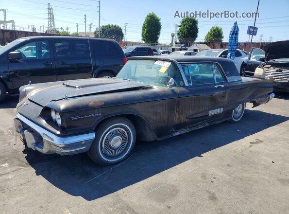 H8YH125786 1958 FORD THUNDERBIRD Black 