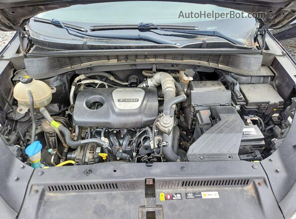 KM8J3CA23HU576503 2017 HYUNDAI TUCSON Black Engine compartment view