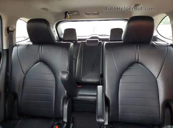 5TDKBRCH4SS668103 2025 TOYOTA HIGHLANDER Black Rear interior view