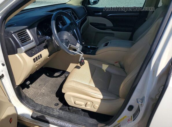 5TDYKRFH4GS162462 2016 TOYOTA HIGHLANDER Белый 