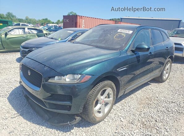 SADCJ2BN7HA090868 2017 JAGUAR F-PACE Green Հետևի ձախ
