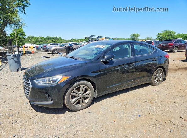 5NPD84LF5JH270976 2018 HYUNDAI ELANTRA Black Rear left