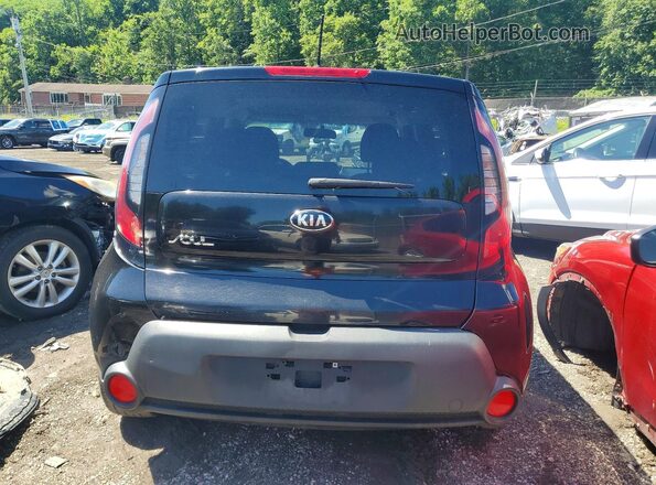 KNDJN2A26G7239331 2016 KIA SOUL Black Սալոնի դիմացի տեսք