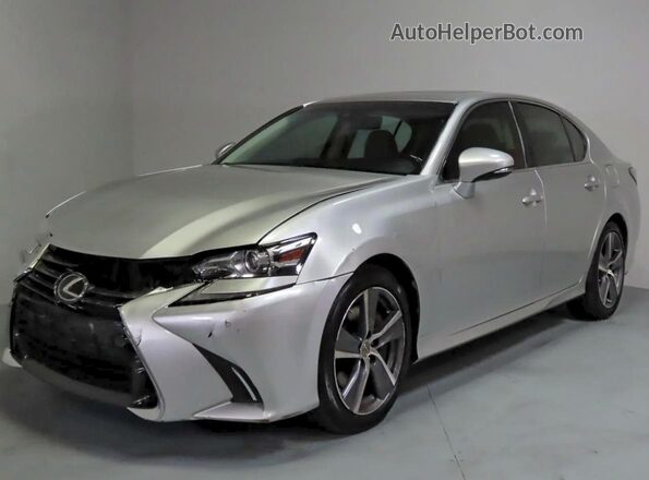 JTHBZ1BLXGA000618 2016 LEXUS GS Silver Trasero derecho