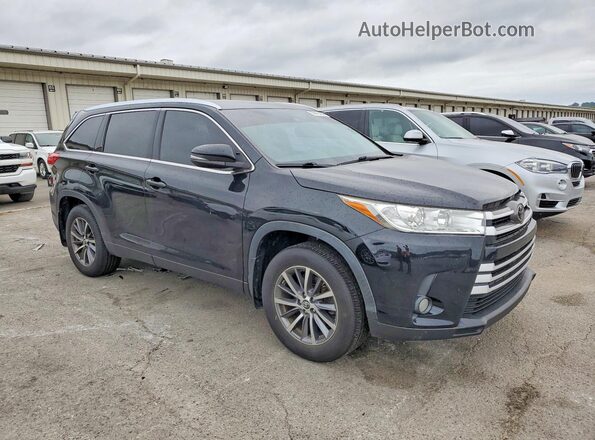 5TDJZRFH9KS614878 2019 TOYOTA HIGHLANDER Black Front view