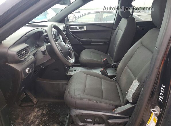 1FM5K8AB5NGA47775 2022 FORD EXPLORER Black Առջևի վահանակի տեսք