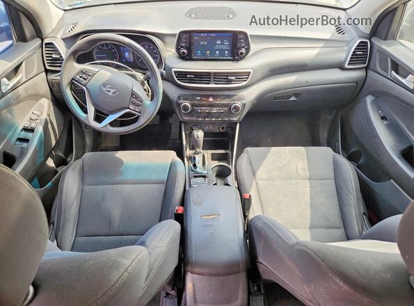 KM8J2CA46KU938061 2019 HYUNDAI TUCSON Синий Вид щитка приборов
