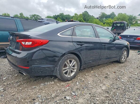 5NPE24AF1GH389741 2016 HYUNDAI SONATA Black Առջևի աջ