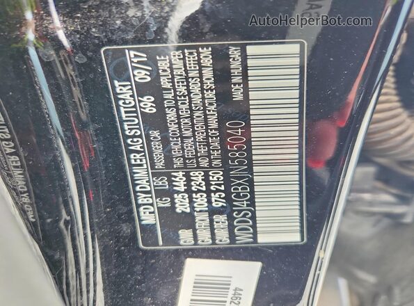 WDDSJ4GBXJN585040 2018 MERCEDES-BENZ CLA-CLASS Черный Вид наклейки с VIN-кодом