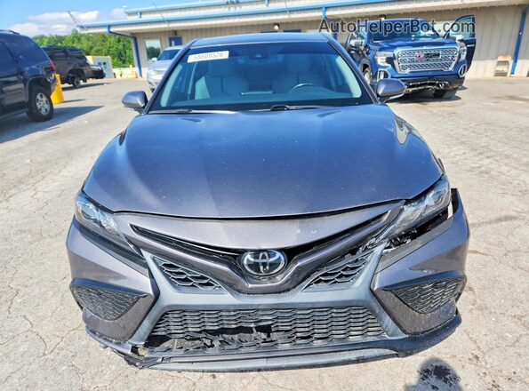 4T1T11AK4NU625996 2022 TOYOTA CAMRY Gray უკანა ხედი