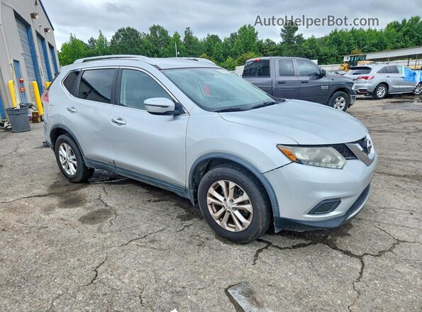 KNMAT2MTXGP594688 2016 NISSAN ROGUE Silver 