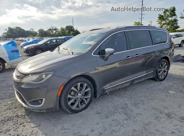 2C4RC1GG6JR106791 2018 CHRYSLER PACIFICA Серый Задняя левая четверть