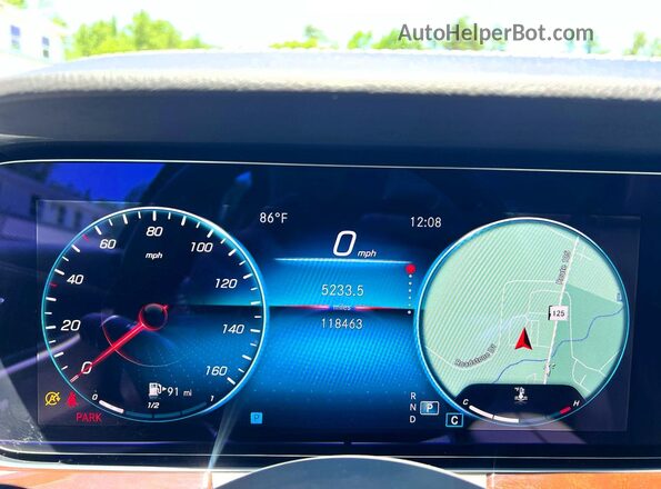 W1KZF8EB3NB032781 2022 MERCEDES-BENZ E-CLASS Blue Vista del cuadro de instrumentos