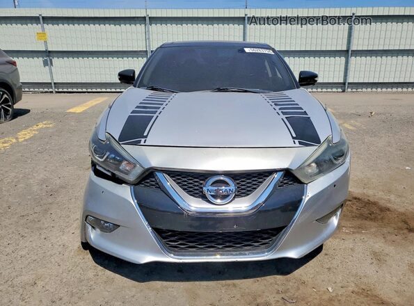 1N4AA6AP3HC373193 2017 NISSAN MAXIMA Silver Widok z tyłu