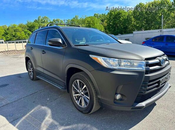 5TDJGRFH7KS073819 2019 TOYOTA HIGHLANDER Gray 