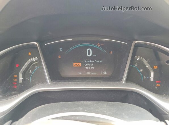 JHMFC1F85JX007960 2018 HONDA CIVIC Серый Вид задних сидений