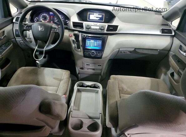 5FNRL5H35GB123444 2016 HONDA ODYSSEY Серебряный Вид щитка приборов